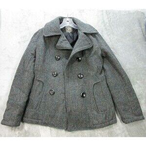 I. SPIEWAK & SONS Coat Jacket Women's Small Buttons Thinsulate Gray Wool Blend